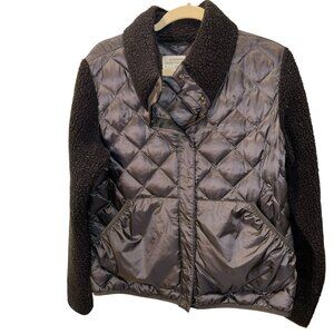 Rei Cooperative black down sweater jacket - warm and lightweight quilted fleece